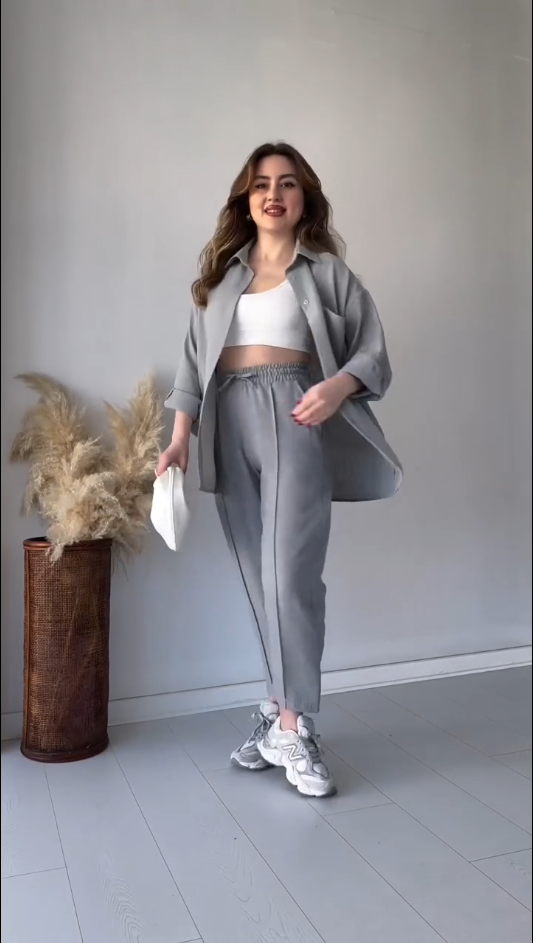 Bold Grey Co-Ord Set