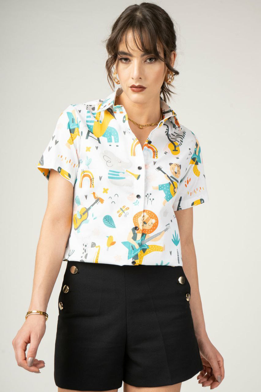 Jam Session Animal Print Shirt