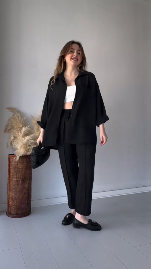 Premium Black Co-Ord Set