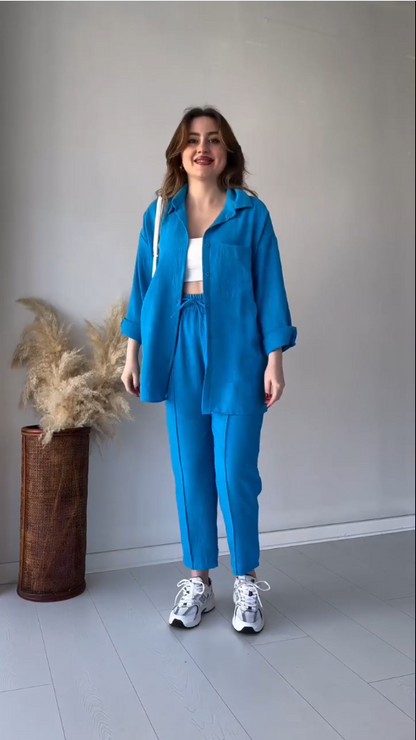 Electric Blue Co-Ord Set